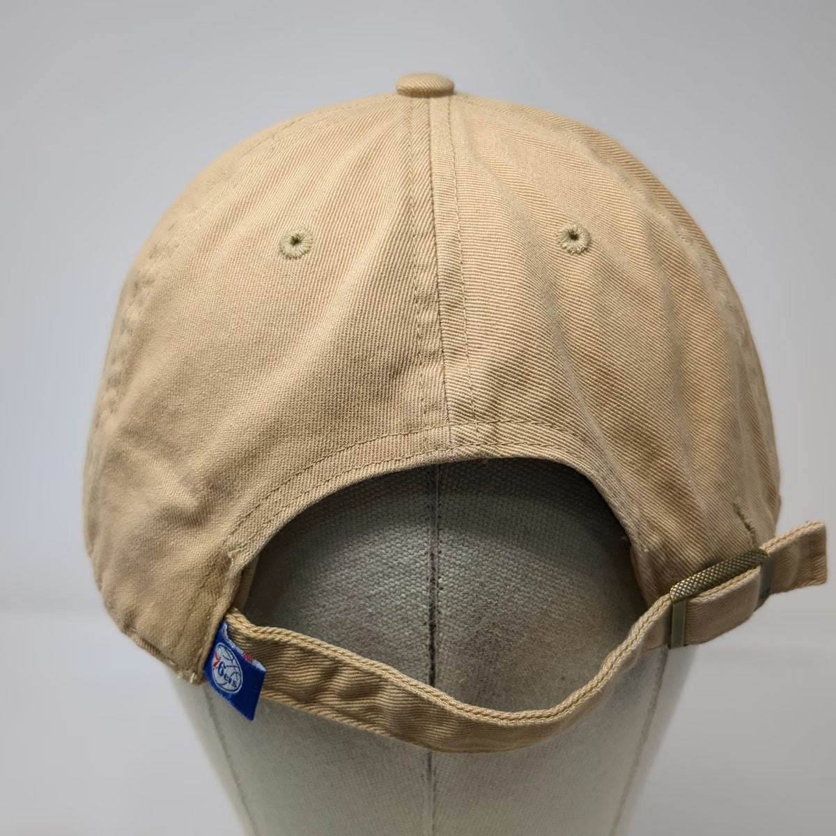 '47 Philadelphia 76ers NBA Beige One Size Cap Slideback Strap Patch Logo Hat