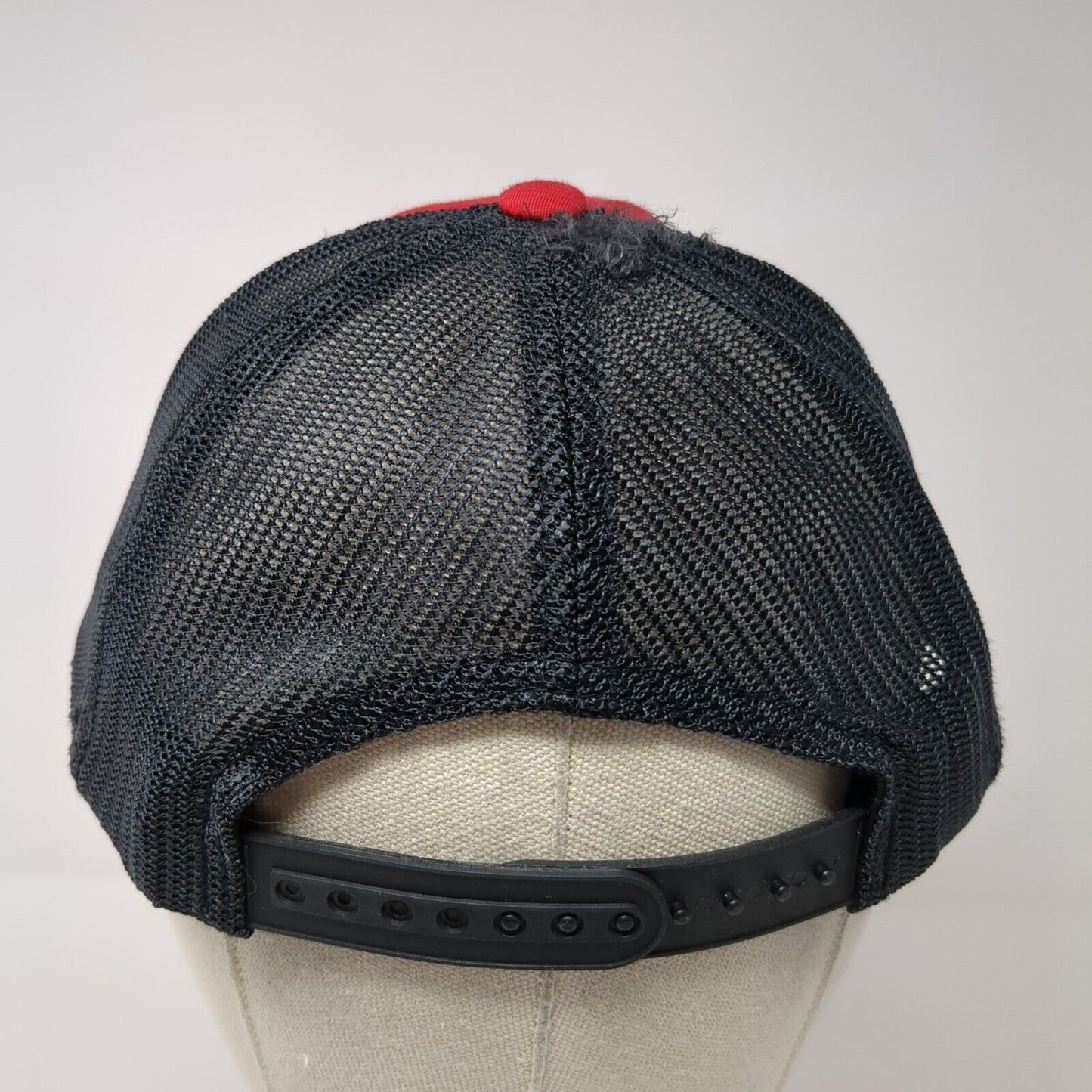 Richardson 112 Snapback Mesh Back Trucker Hat Red OSFA Colorblock