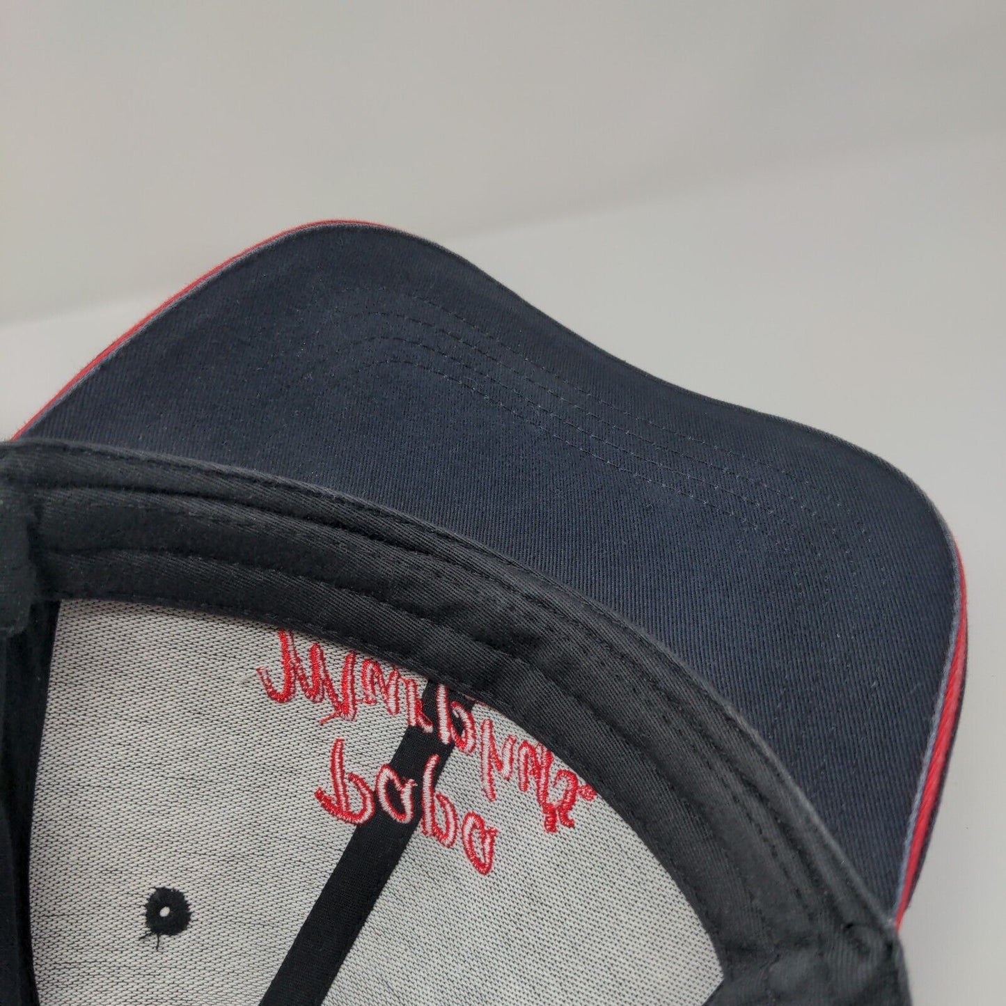 Papa Murphy's Pizza Strapback Hat Blue OSFA Embroidered Employee Crew Cap Crest