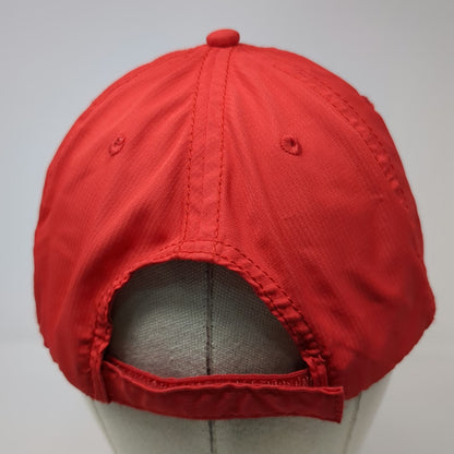KC Caps Railroad Construction Co Train Baseball Cap Red One Size Strapback Hat