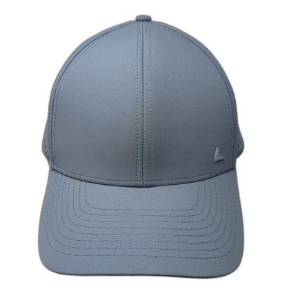 Salt Mafia Trucker Hat Blue XL Perforated Back Pattern Under Brim Shark Fin