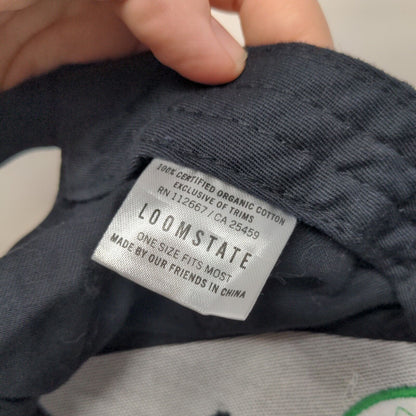 Whole Foods Market Blue OSFM Strapback Hat Adjustable Embroidered Vented Holes