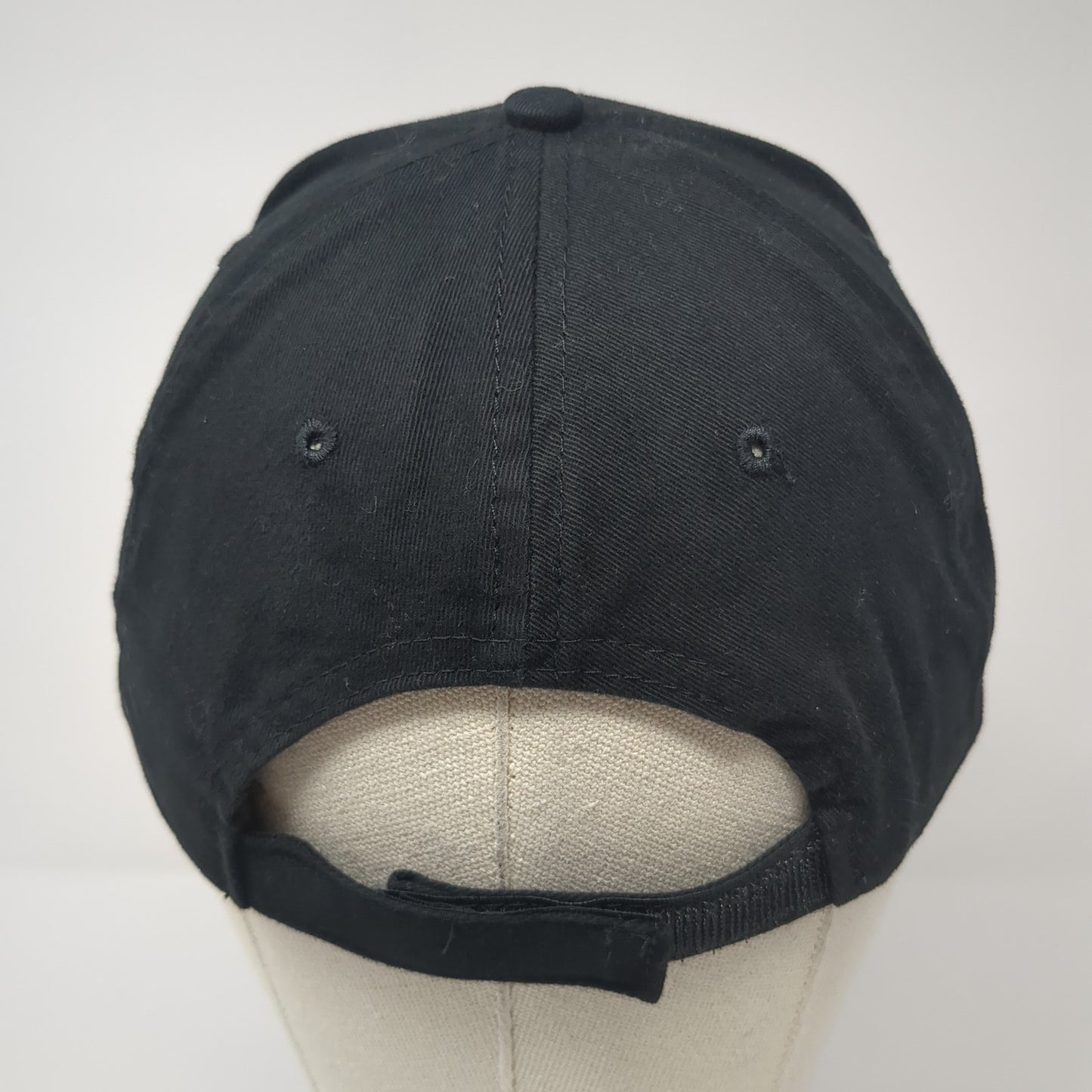 Eat At Joe's Strapback Hat Black One Size Solid Adjustable Cap America