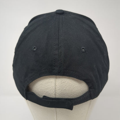 Eat At Joe's Strapback Hat Black One Size Solid Adjustable Cap America