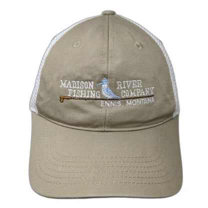Imperial Madison River Fishing Company Baseball Cap Beige One Size Mesh Back