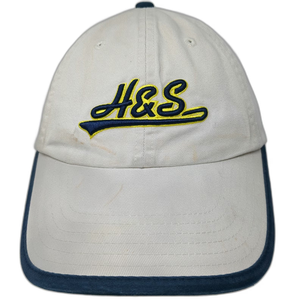 Baseball Cap Beige One Size H&S Denver Salt Lake Since 1970 Strapback Trim Hat