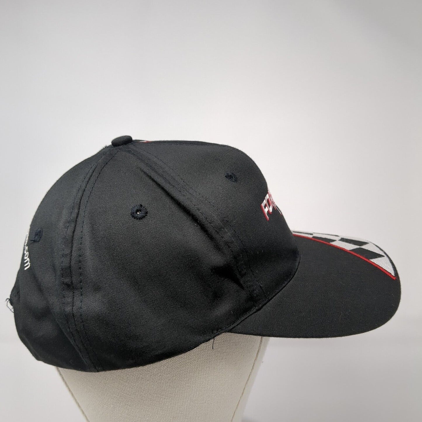 Formula Racing Snapback Hat Black OS Adjustable Embroidered 6 Panel Nissun Cap