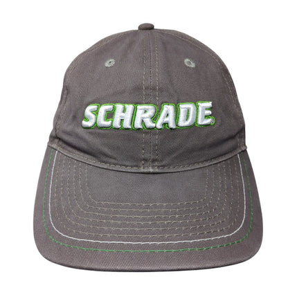 Schrade Slideback Hat Gray One Size Adjustable Embroidered 6 Panel
