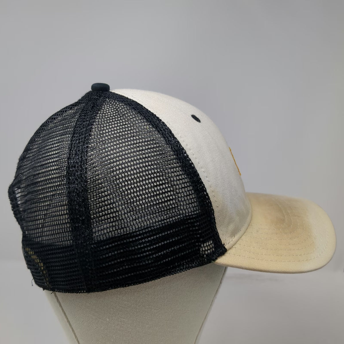 Southern Idaho Golden Eagles NCAA The Game Trucker Hat White Black One Size Mesh