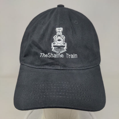 The Shaine Train Slideback Hat Black One Size Embroidered Queensboro