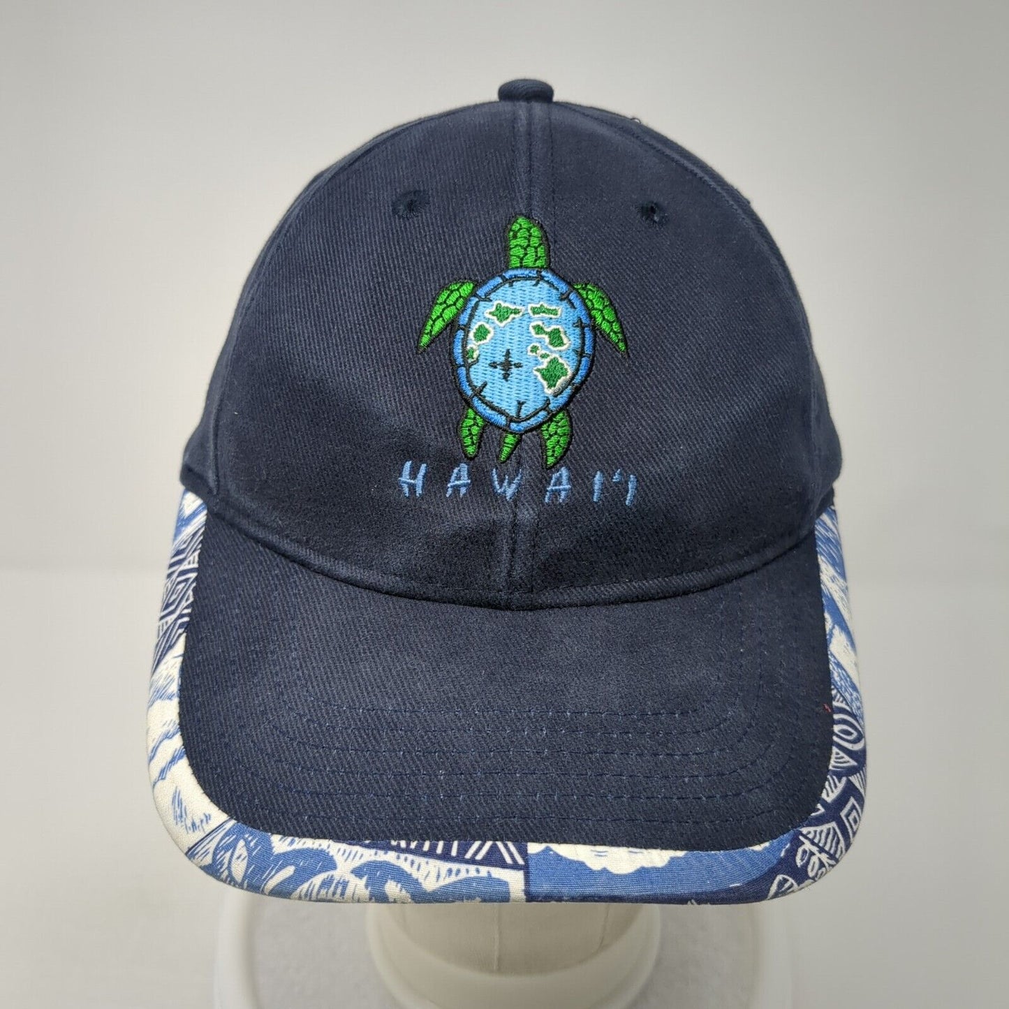 Hawaii Slideback Baseball Cap Blue One Size Adjustable Embroidered 6 Panel