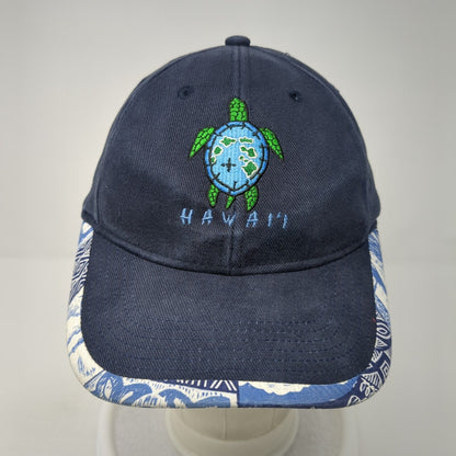 Hawaii Slideback Baseball Cap Blue One Size Adjustable Embroidered 6 Panel