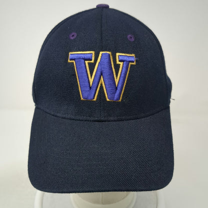 Washington Huskies NCAA Top of the World Black Purple Gold One Size Stretch Hat