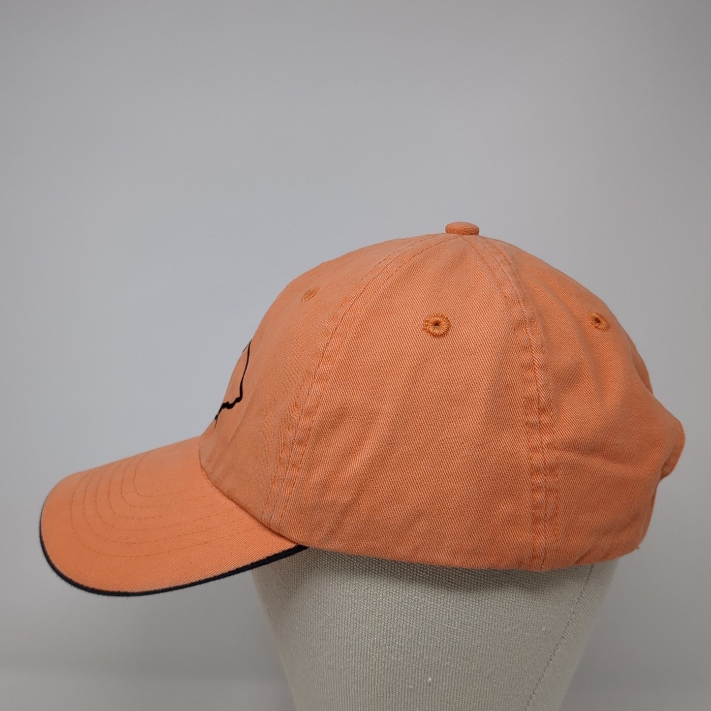Ultra Club Slideback Baseball Cap Orange One Size Adjustable Classic Cut