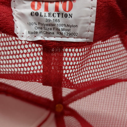 Ninkasi Brewing Snapback Trucker Hat Red OSFM Adjustable Mesh Back Rope Otto