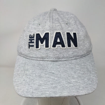 The Man Toddler Strapback Hat Gray 2T-4T Adjustable Embroidered Carter's