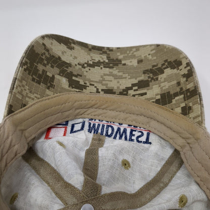 Midwest Block & Brick Strapback Hat Camouflage One Size Adjustable Embroidered
