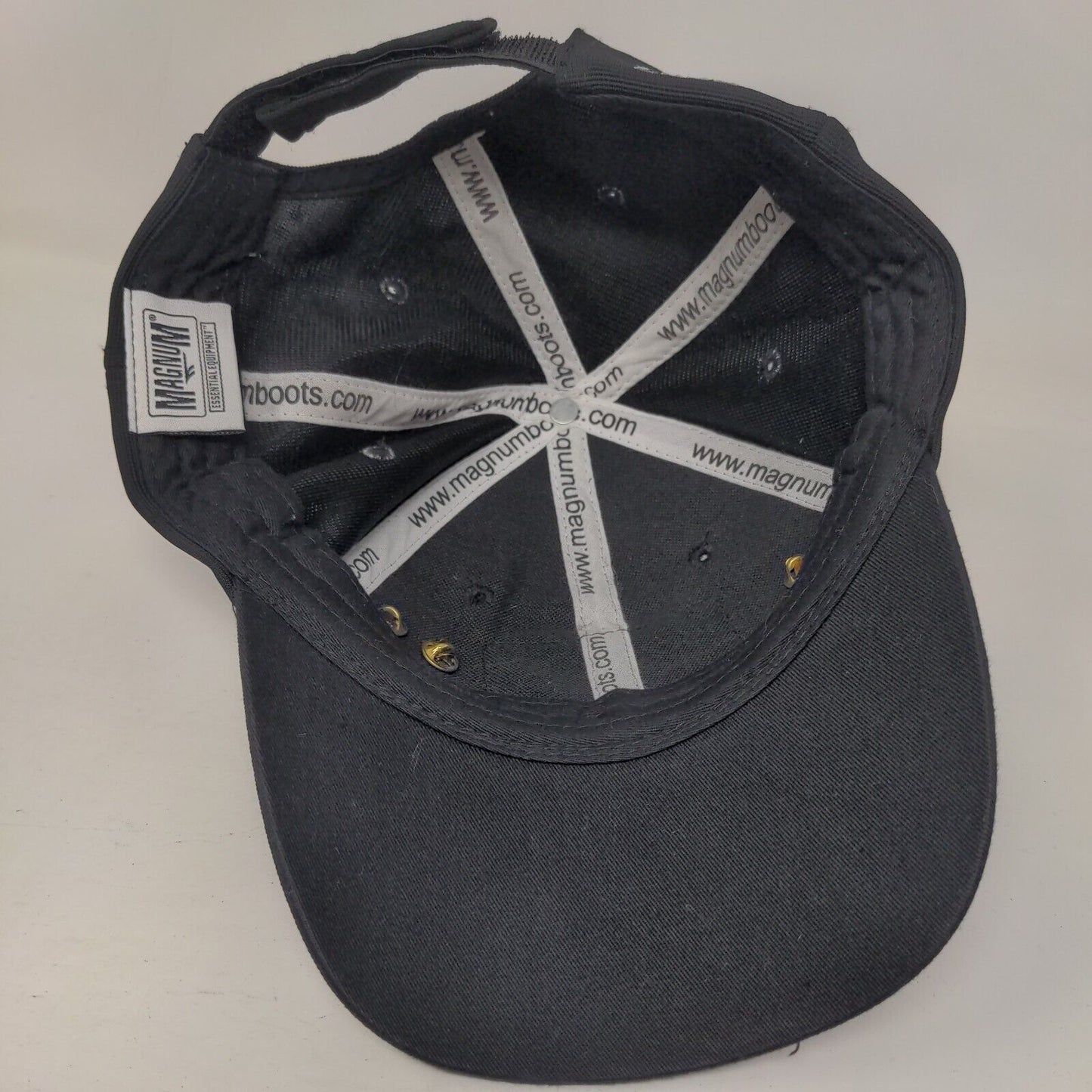Magnum Essential Equipment Strapback Hat Black OSFA Adjustable 6 Panel