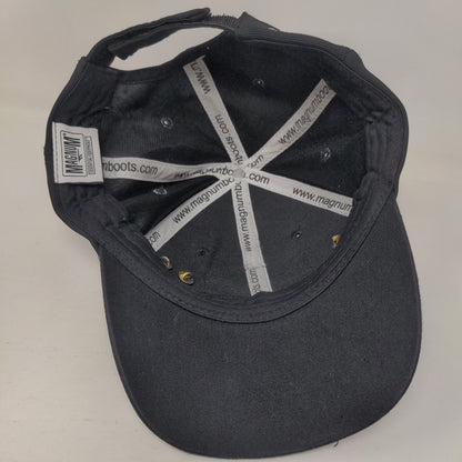 Magnum Essential Equipment Strapback Hat Black OSFA Adjustable 6 Panel