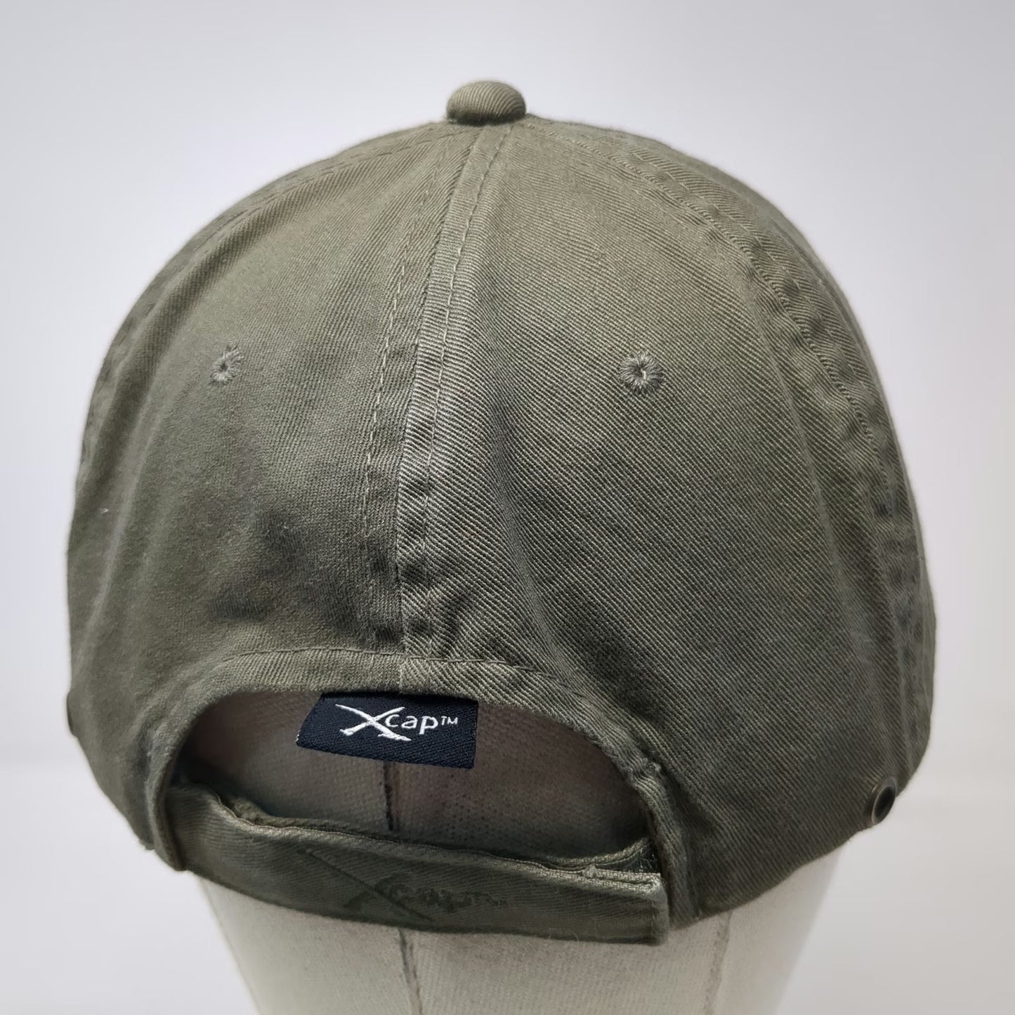 X-Tractable Baseball Cap Green One Size BFT Tuna Logo Fishing Strapback Hat