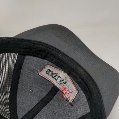Gatlin Feed Snapback Mesh Back Trucker Hat Gray One Size Richardson