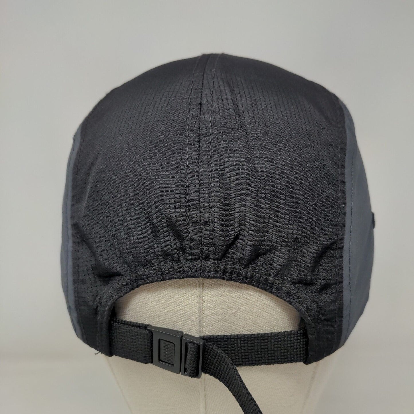 Aero NY87 Strapback Hat 5 Panel Cap Black One Size Adjustable Embroidered