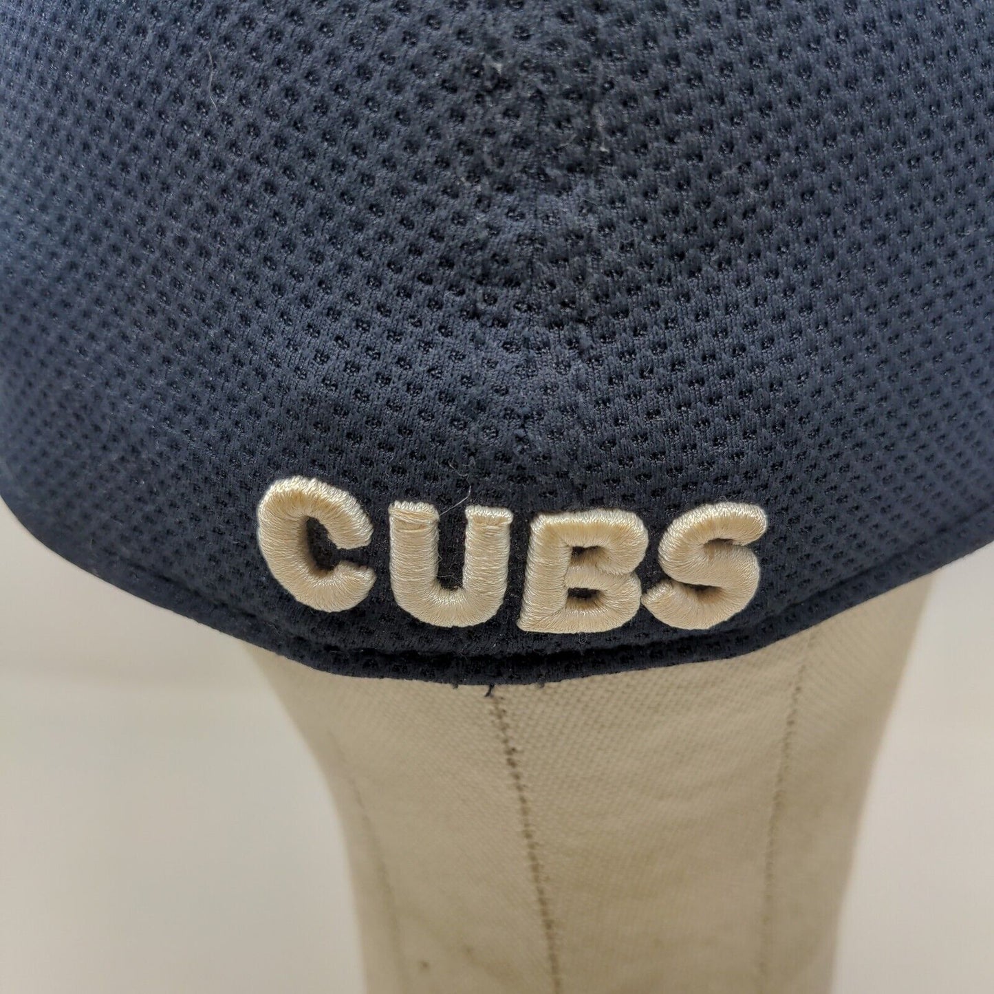 New Era Cooperstown Collection Men's Fitted Hat Blue M-L Embroidered Cubs Logo