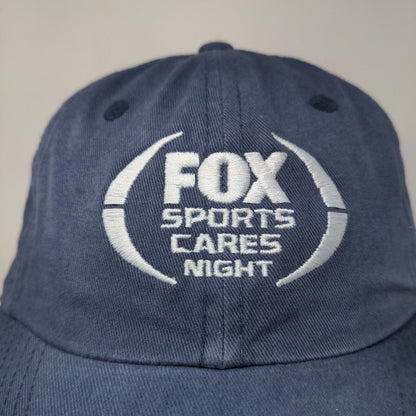 Port Authority Men's Strapback Hat Blue Fox Sports Cares Night Embroidered Logo