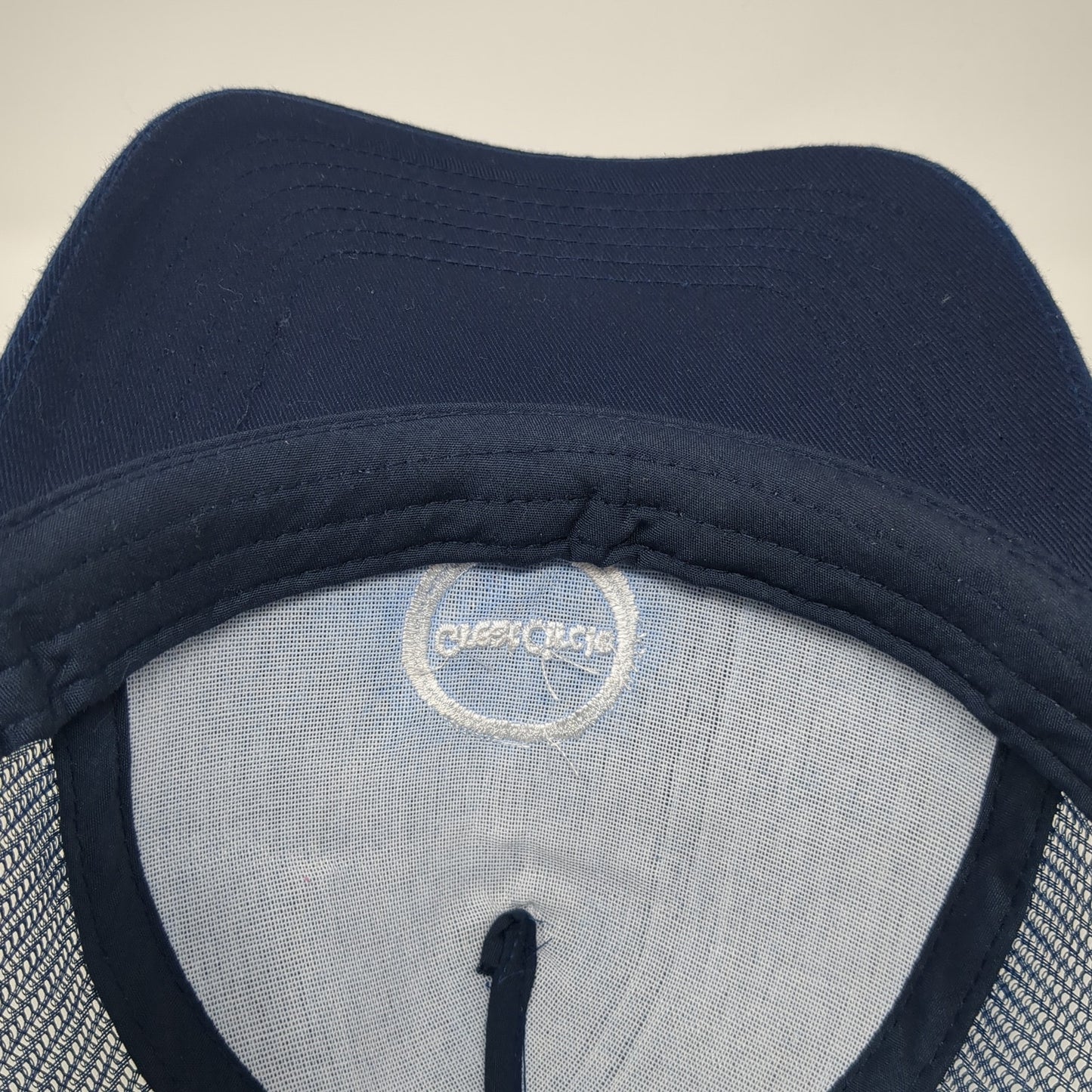 Great Circle Snapback Rope Trucker Hat Blue One Size Mesh Back Outdoor