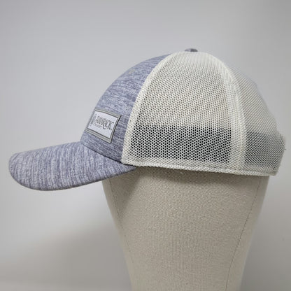 Pukka Trucker Hat Gray One Size Tamarack Resort Snapback Mesh Back Logo Patch