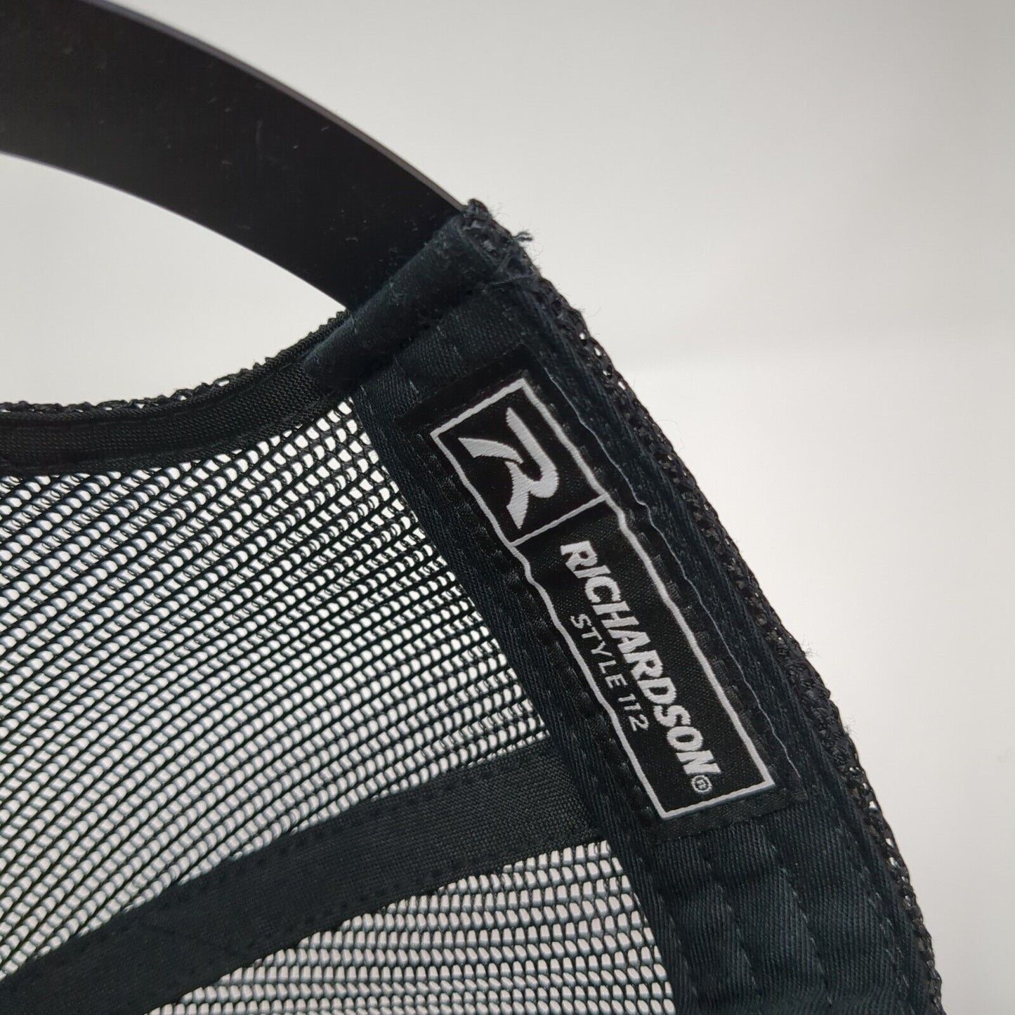 Premier Aggregates Snapback Trucker Hat Black One Size Mesh Back USA Flag