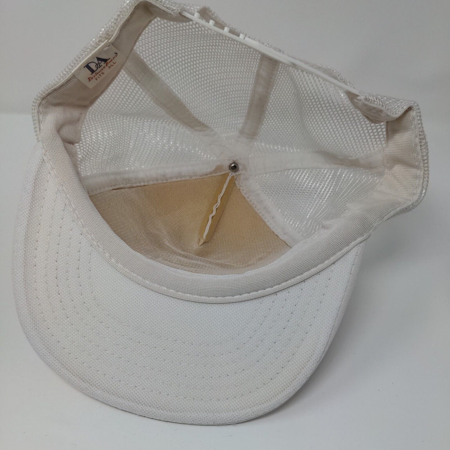 Knott's Berry Farm Snapback Trucker Hat White OSFA Mesh Back Adjustable