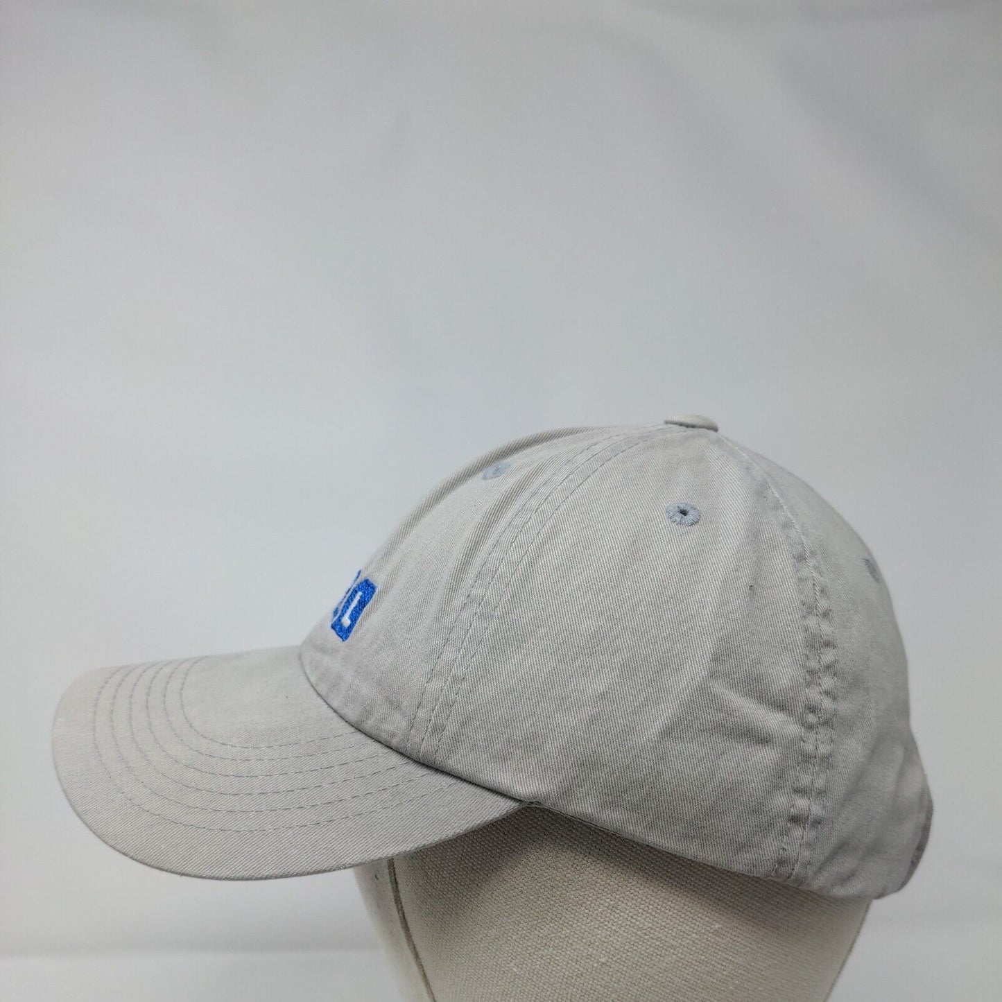 AHBL Slideback Hat Gray One Size Adjustable Embroidered Port Authority Cotton