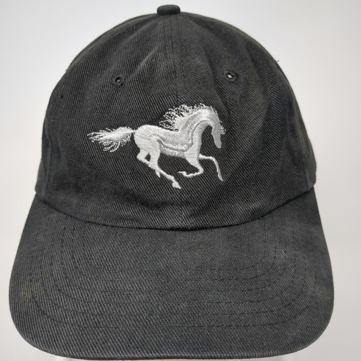 Baseball Cap Black One Size Fits Most Horse Zimecterin Embroidered Hat