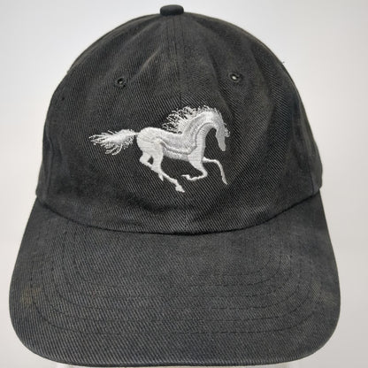 Baseball Cap Black One Size Fits Most Horse Zimecterin Embroidered Hat