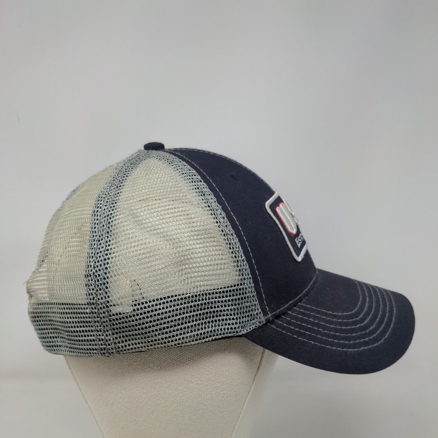 USA Est. 1776 Snapback Trucker Hat Multicolor One Size Embroidered Mesh Back