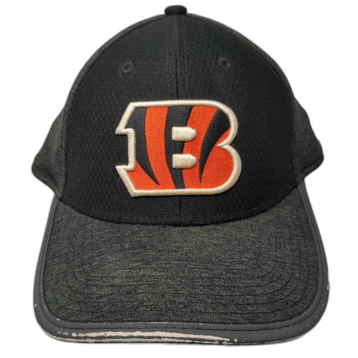 Cincinnati Bengals NFL New Era Cap Gray L Mesh Perforated Stretch Fit Hat