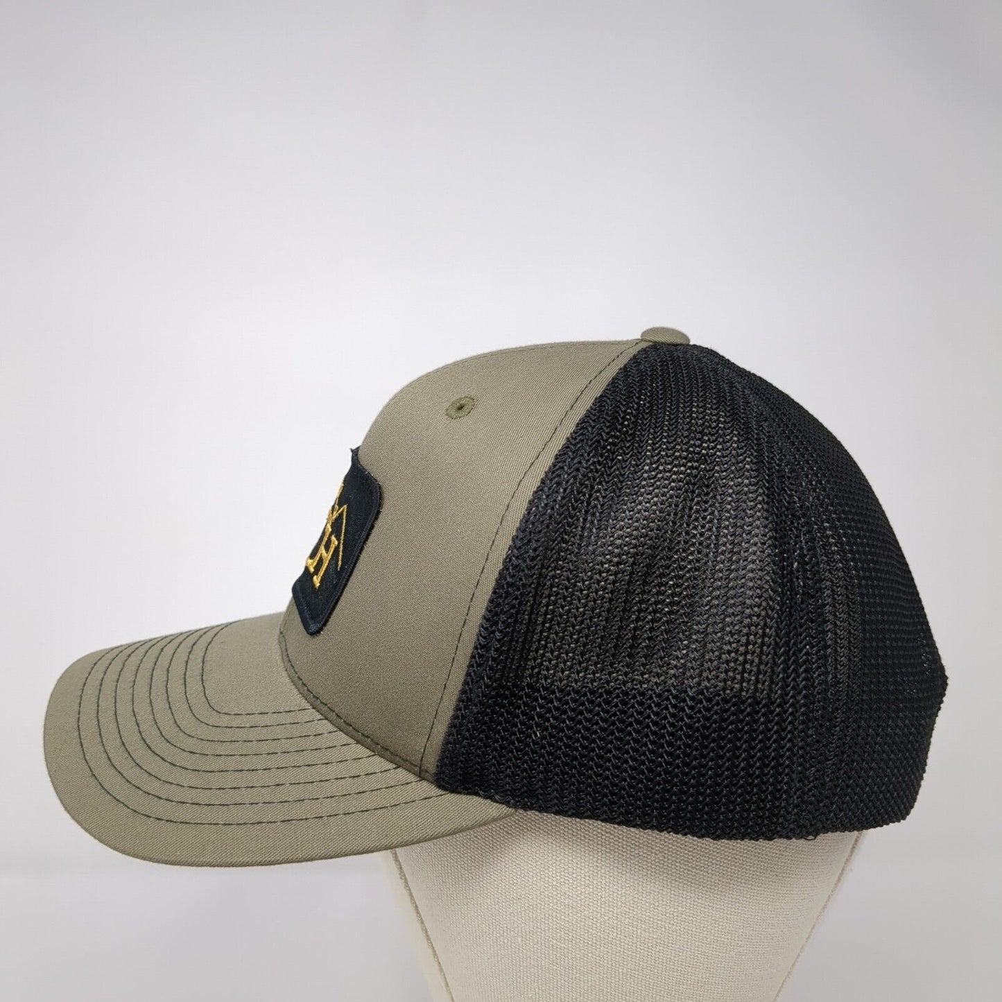 RCH Snapback Trucker Hat Green OS Adjustable Mesh Back 6 Panel Richardson