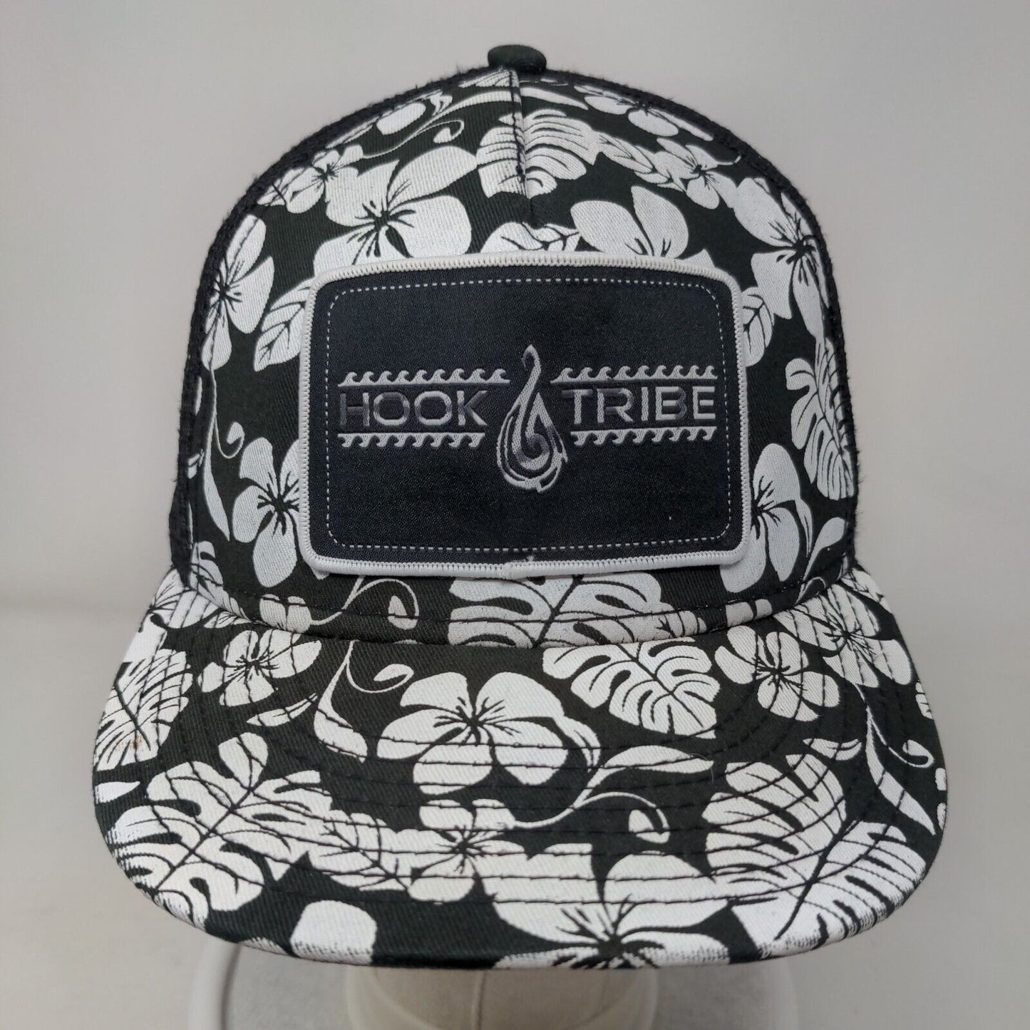Hook Tribe Snapback Trucker Hat Multicolor OSFM Adjustable Mesh Back Floral Otto