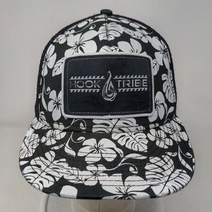 Hook Tribe Snapback Trucker Hat Multicolor OSFM Adjustable Mesh Back Floral Otto