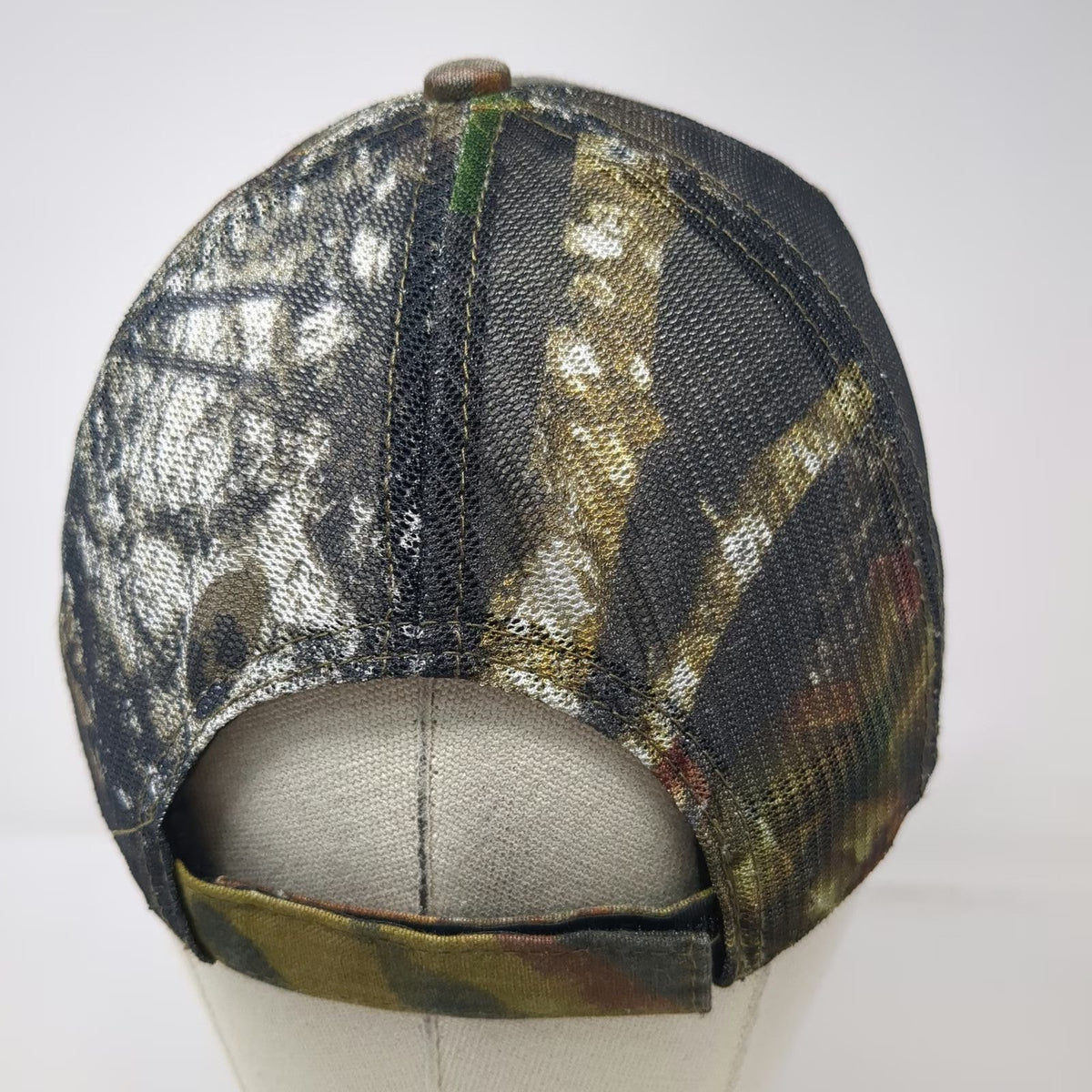 HitWear Baseball Cap Green One Size Orange Camo Ski Camelback Mesh Strapback Hat