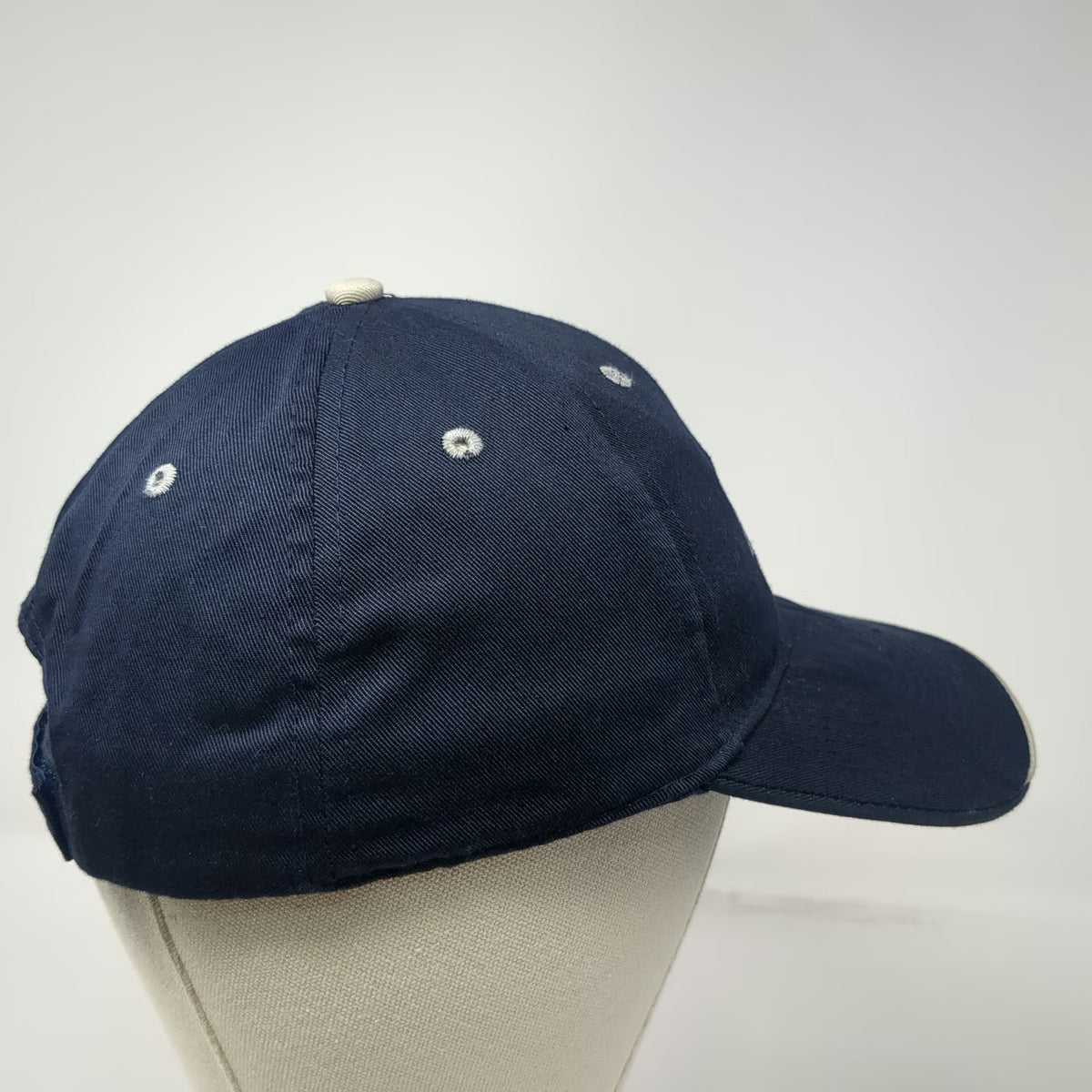 Caterpillar Baseball Cap Blue One Size Strapback CAT Logo Embroidered Work Hat