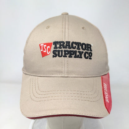 Tractor Supply Co. Since 1938 Slideback Hat Tan OS Adjustable Embroidered Cotton