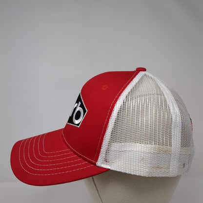 Wrb Wild Ride Brew Snapback Trucker Hat Red OS Adjustable Mesh Back Brewery