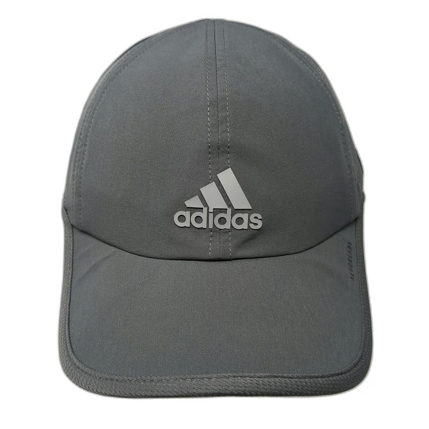 adidas Baseball Cap Gray One Size Aeroready Recycled Strapback Performance Hat
