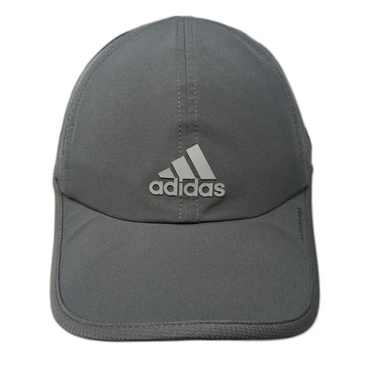adidas Baseball Cap Gray One Size Aeroready Recycled Strapback Performance Hat