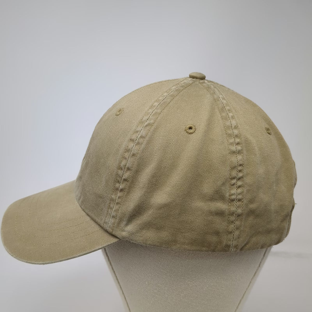 Polo Ralph Lauren Baseball Cap Brown One Size Leather Strapback Embroidered Hat