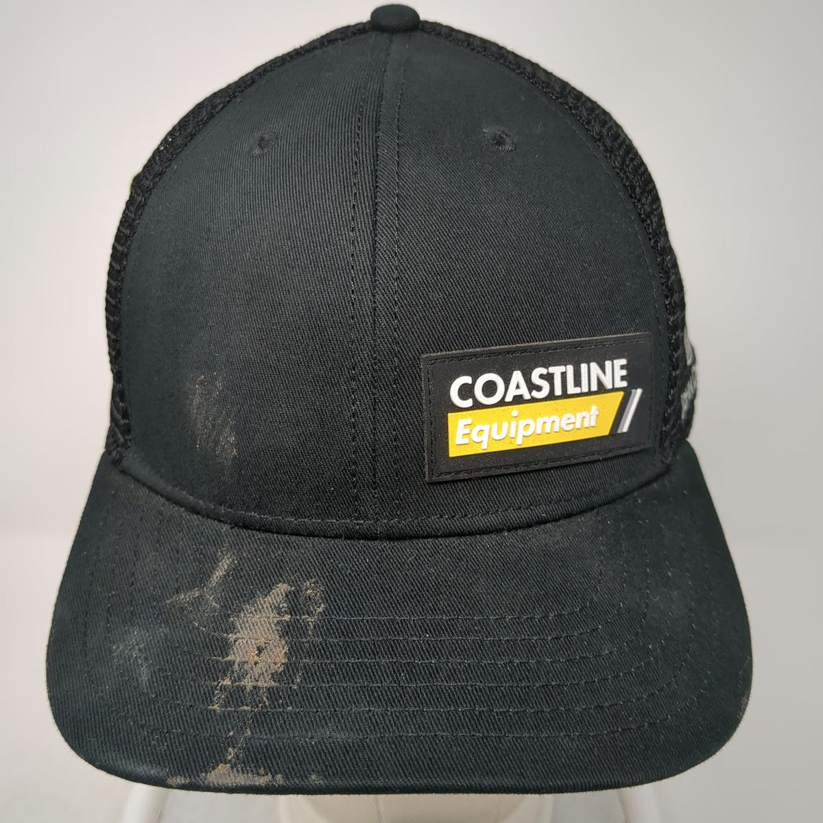 John Deere Trucker Hat Black One Size Coastline Equipment Mesh Snapback Work