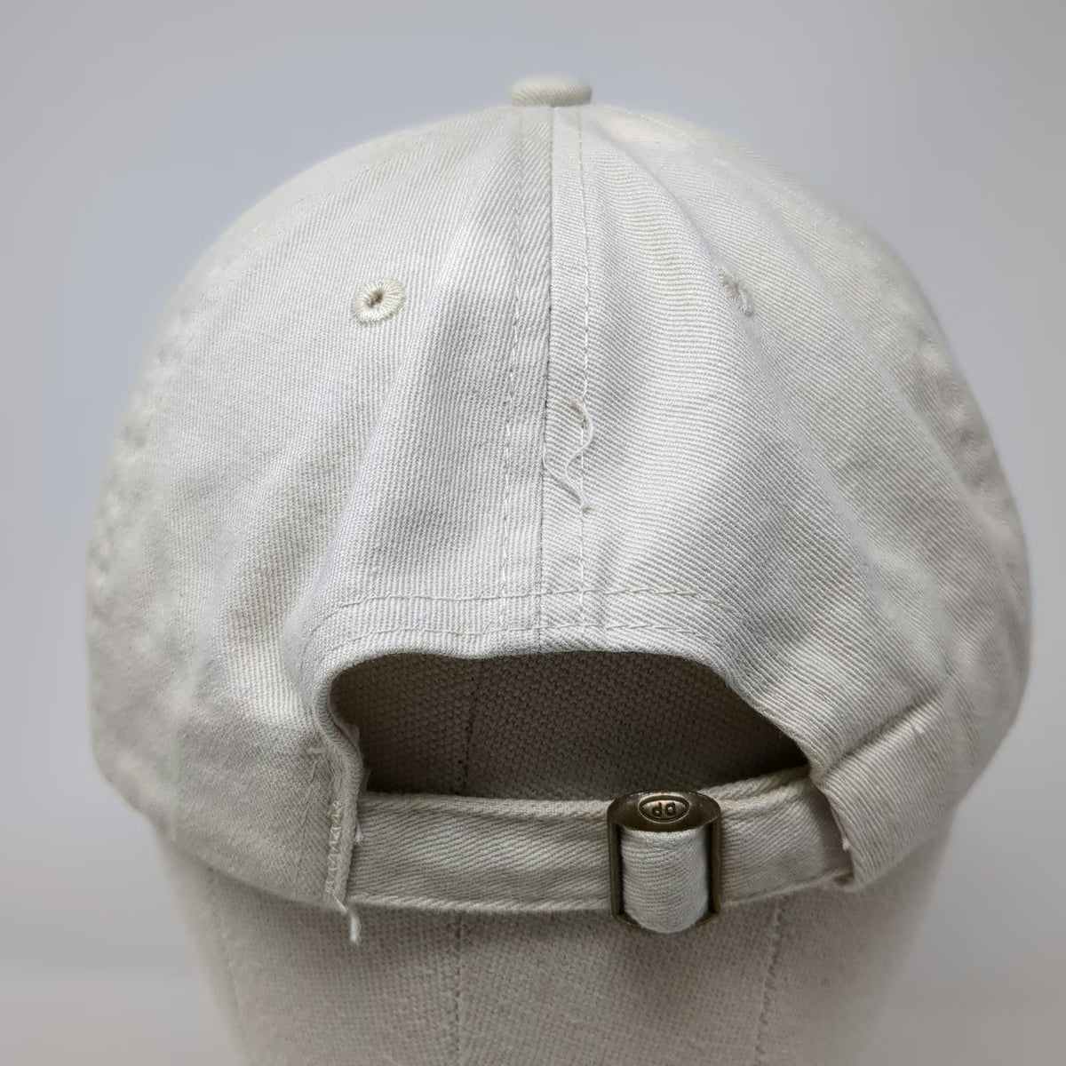 DPC Baseball Cap Beige One Size American Flag Distressed Patch Slideback Hat