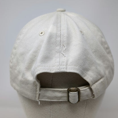 DPC Baseball Cap Beige One Size American Flag Distressed Patch Slideback Hat